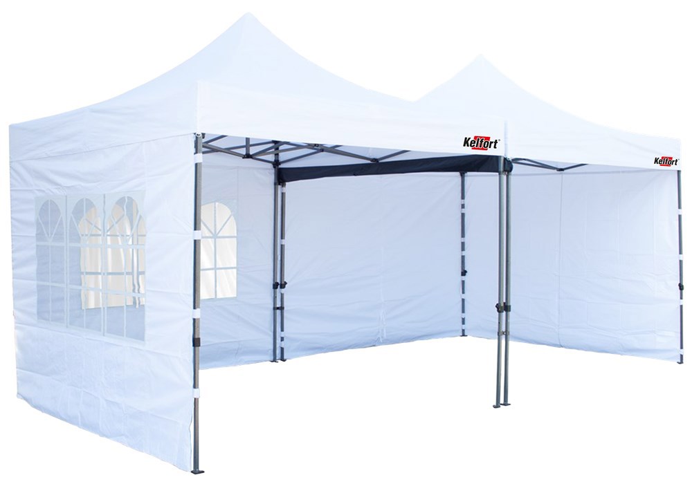 Zijwandset Voor Werktent - 3X3M WIT