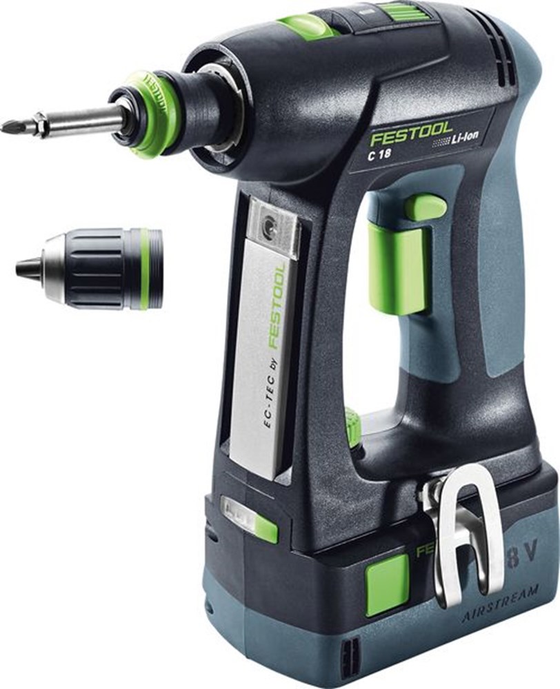 Accu Schroefboormachine Festool - C18 HPC4.0 I-PLUS 18.0V