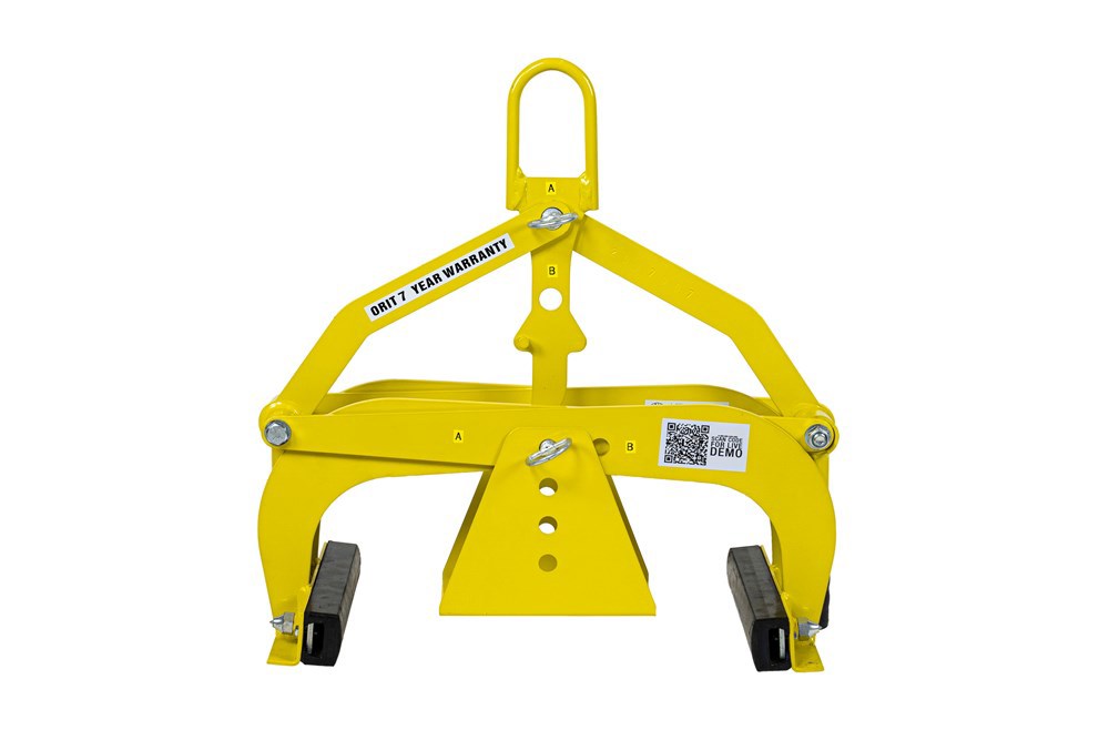 Hijsklem Gepoedercoat Geel Orit - CLEVER GRIP 11,5KG