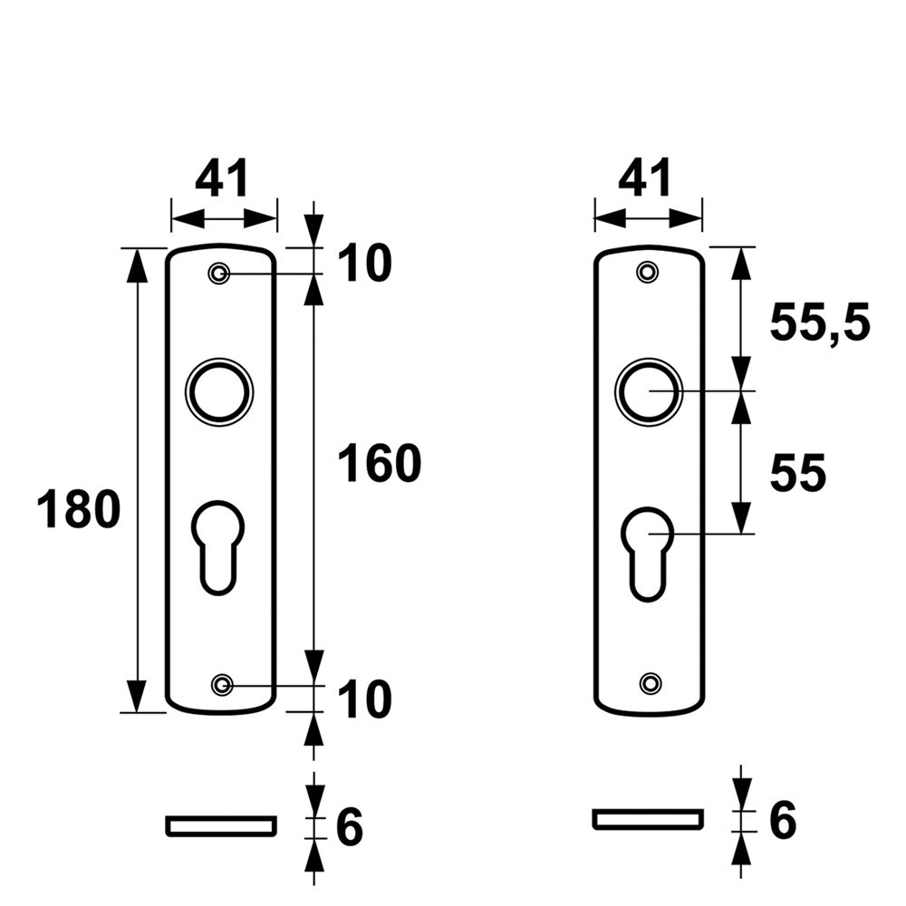 kortschild aluminium f1 axa-5