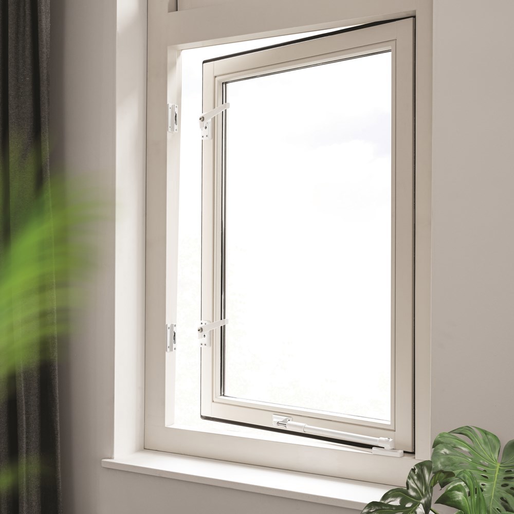 raamsluiting aluminium wit axa-5