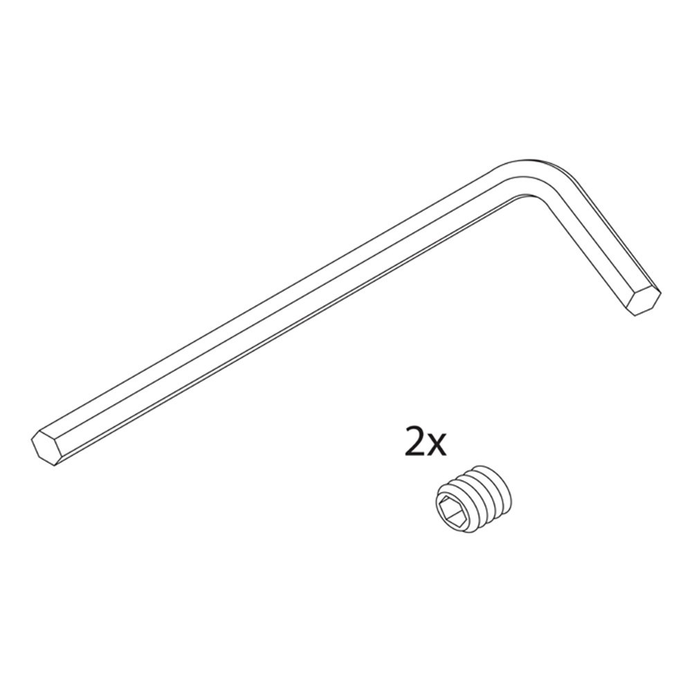 Inbusboutset Rvs Artitec - PL 27027 M6X6MM SET à 2 STUKS