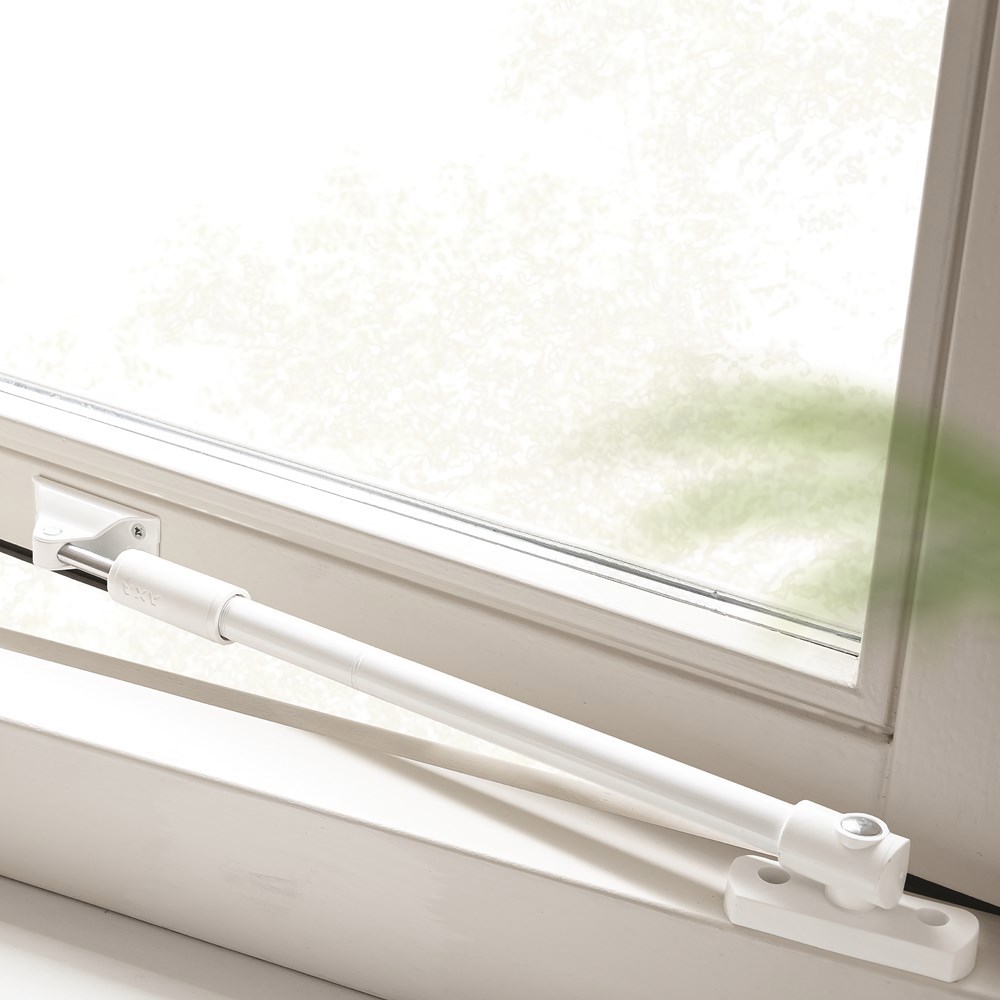 telescoop uitzetter staalwit/wit axa-4