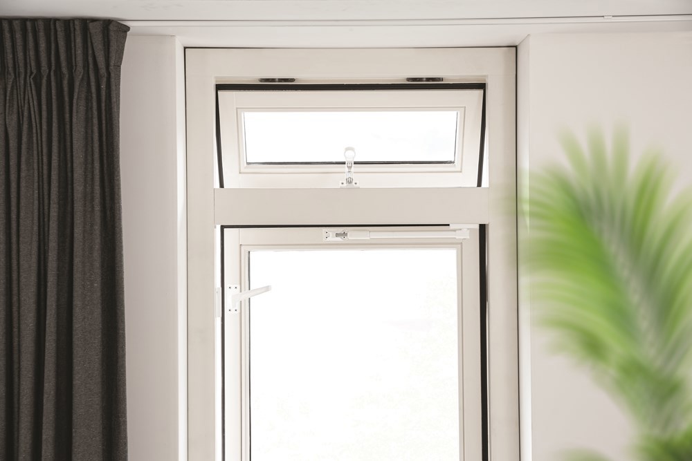 combi-raamuitzetter wit axa-5