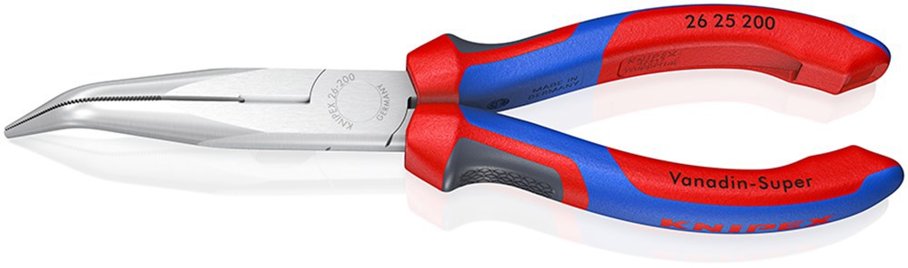 Telefoontang Gebogen Knipex - 2625-200MM ISOL