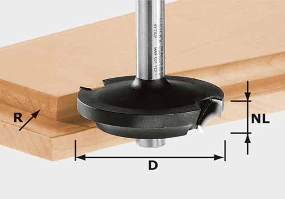 Profielfrees Hardmetaal Festool - HW D42.7/13/R6