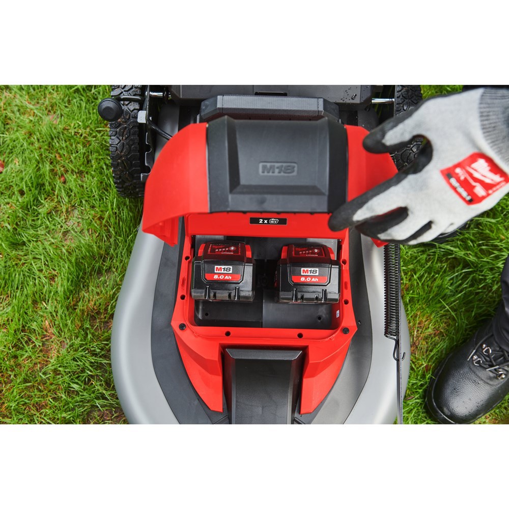 accu grasmaaier milwaukee 460mm-4
