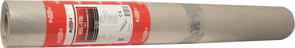 Dampremmende Folie Gewapend Kelfort - KEL-FOL 125S 1500MM 50M