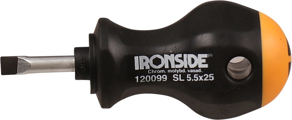 Schroevendraaier Zaagsnede Ironside - STUBBY 5.5  25MM