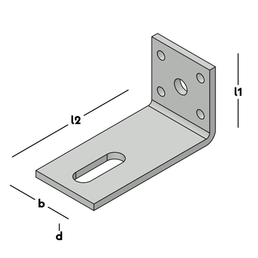 hoekanker zwaar zonder ril sv-3