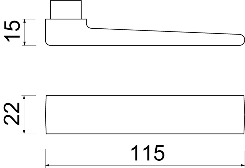 deurkruk aluminium f1 ami-3