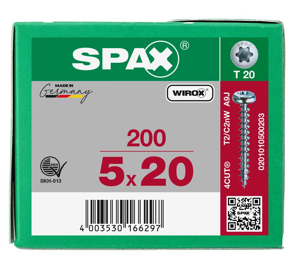 spaanplaatschroef wirox spax-6