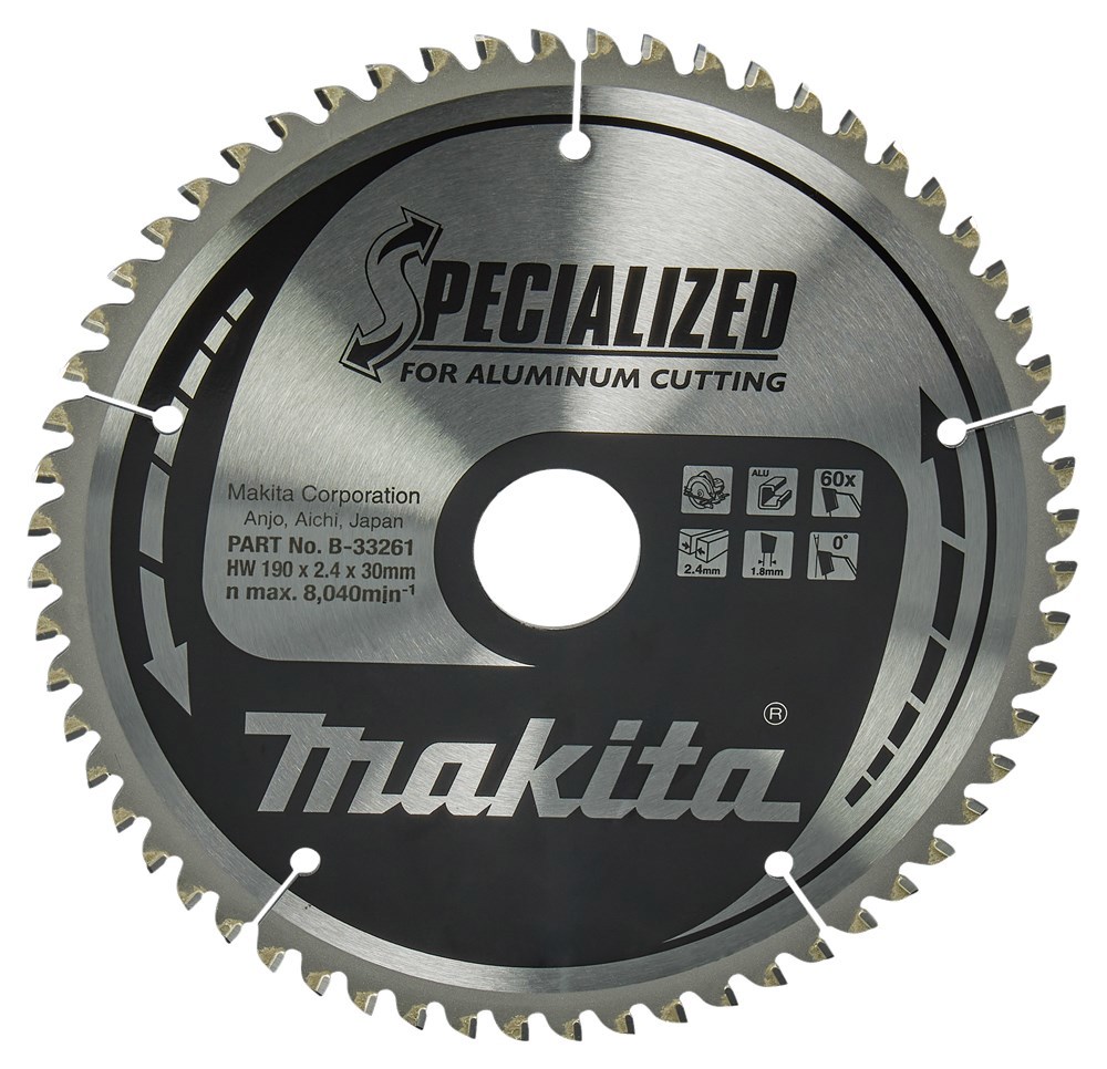 Cirkelzaagblad Hm Makita - 190X2.4X30MM 60T TCG