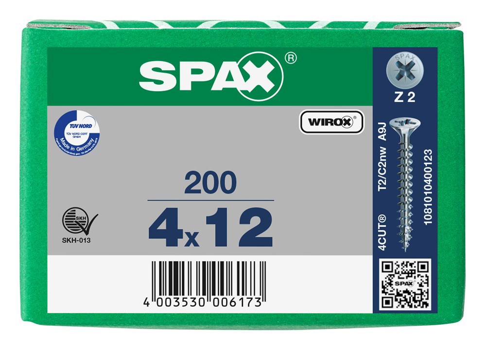 spaanplaatschroef wirox spax-6