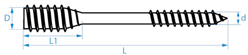 afstandschroef verzinkt QZ-3
