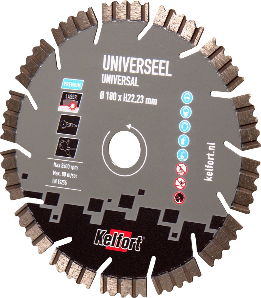Diamantzaagblad Droog Kelfort - 180X22.23MM PREMIUM