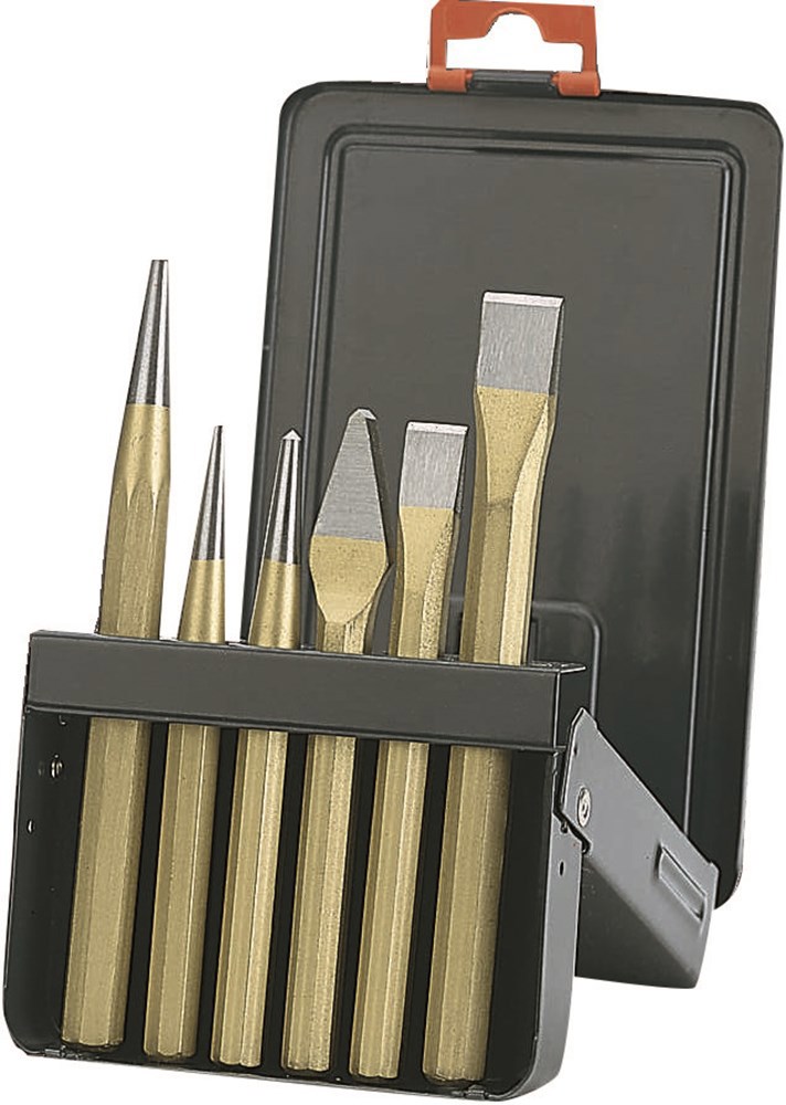 Koudbeitelset Bahco - 6-DELIG