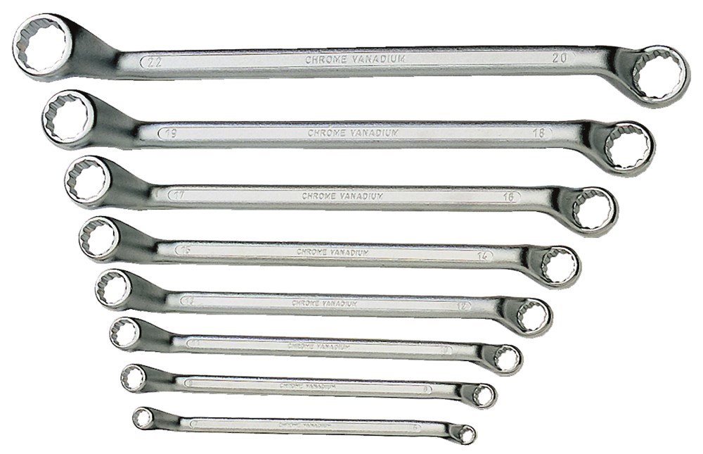 Ringsleutelset Metrisch Ironside - 8-DELIG 6-22MM