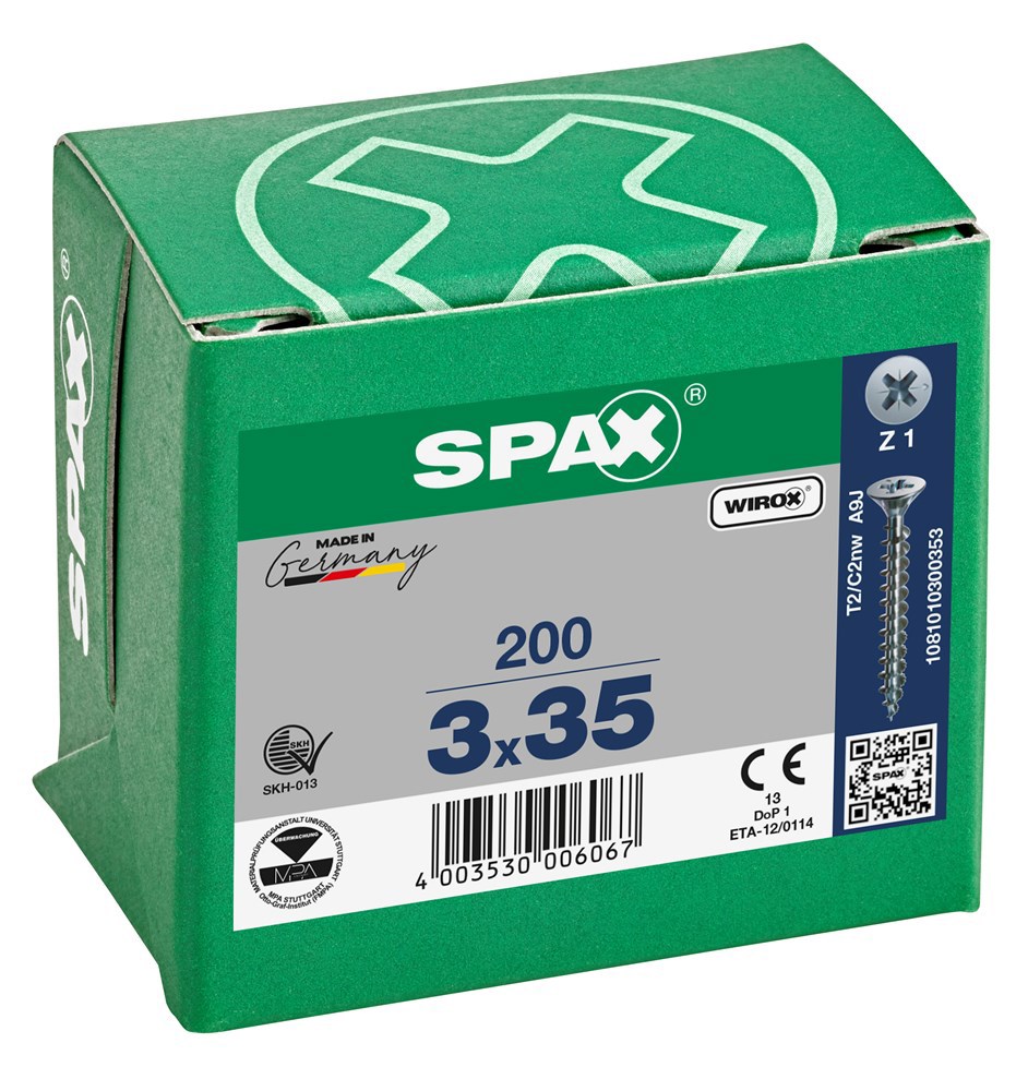 spaanplaatschroef wirox spax-4