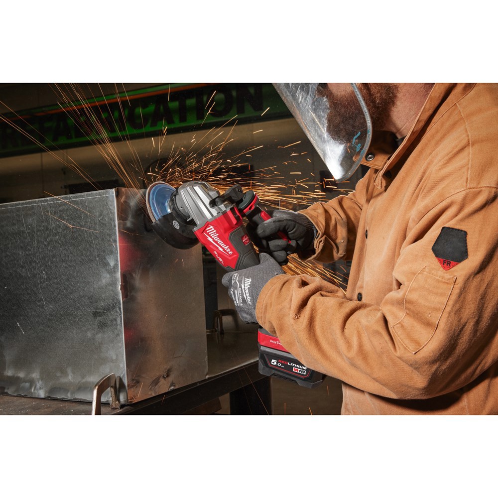 accu haakse slijper milwaukee 125mm-18