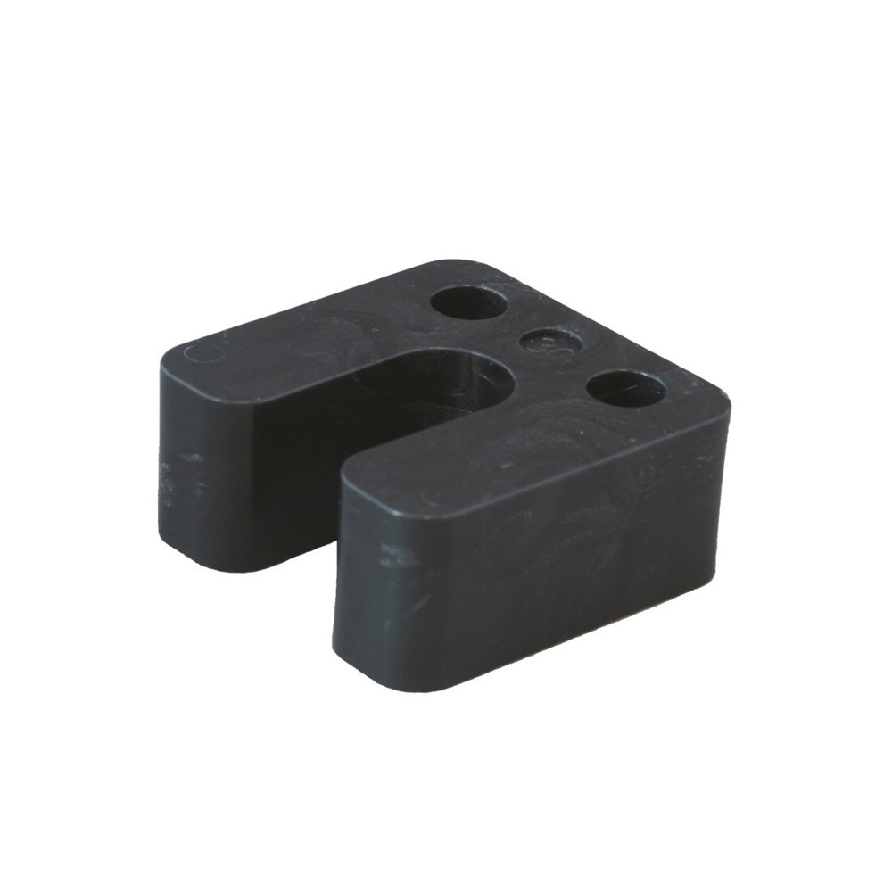 Stel/Drukplaat Kunststof - 70X70X30MM ZWART