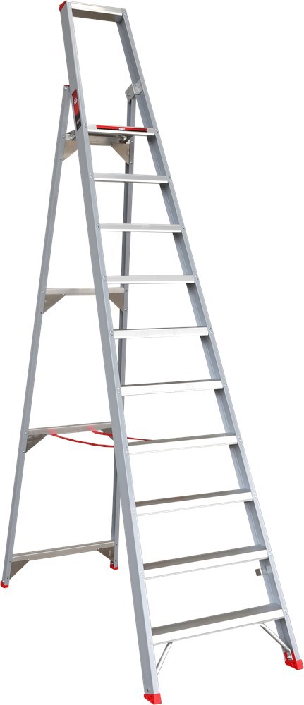 Plateautrap Aluminium Ongecoat Kelfort - ROLLO 1X 10 TREDEN