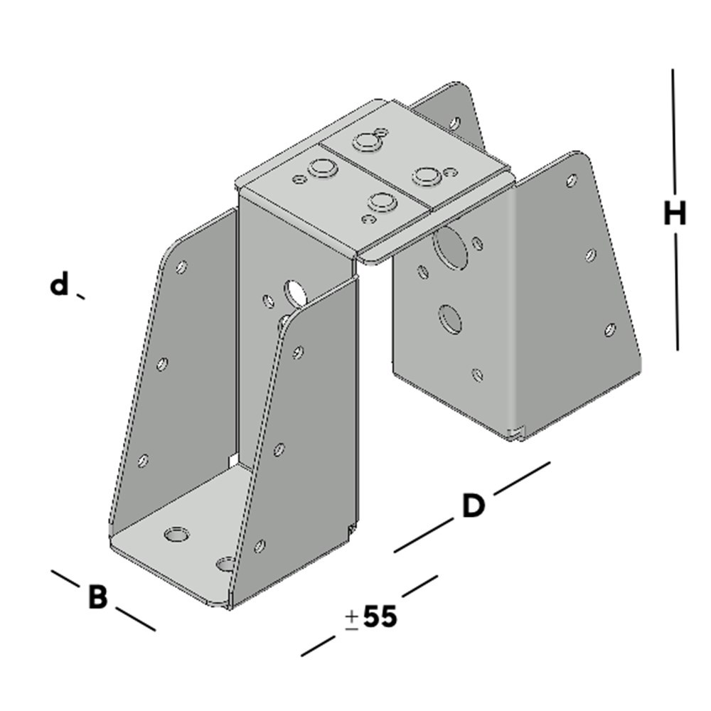 balkdrager gbs dubbel sv-3