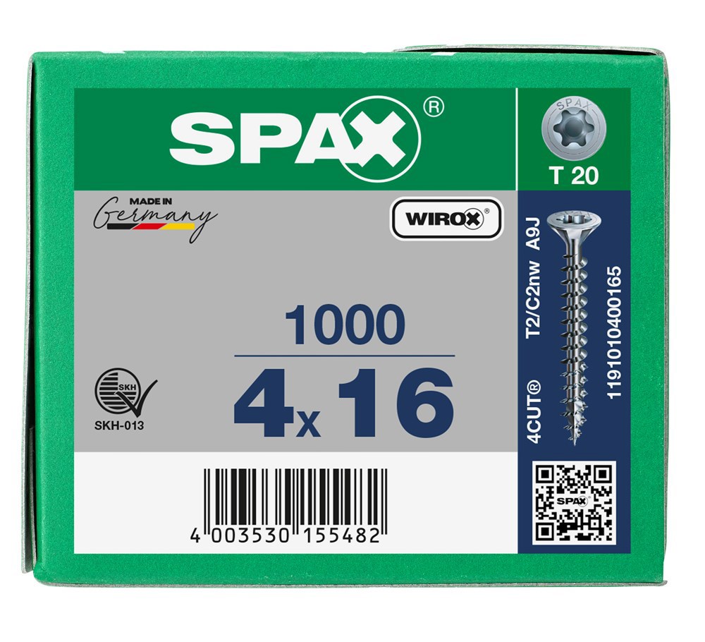 spaanplaatschroef wirox spax-6