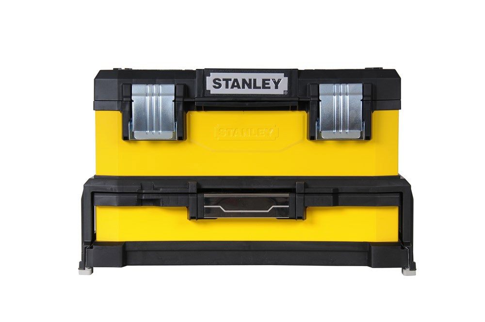 Gereedschapskist Geel/Zwart Stanley - MP 20'' MET LADEBAK