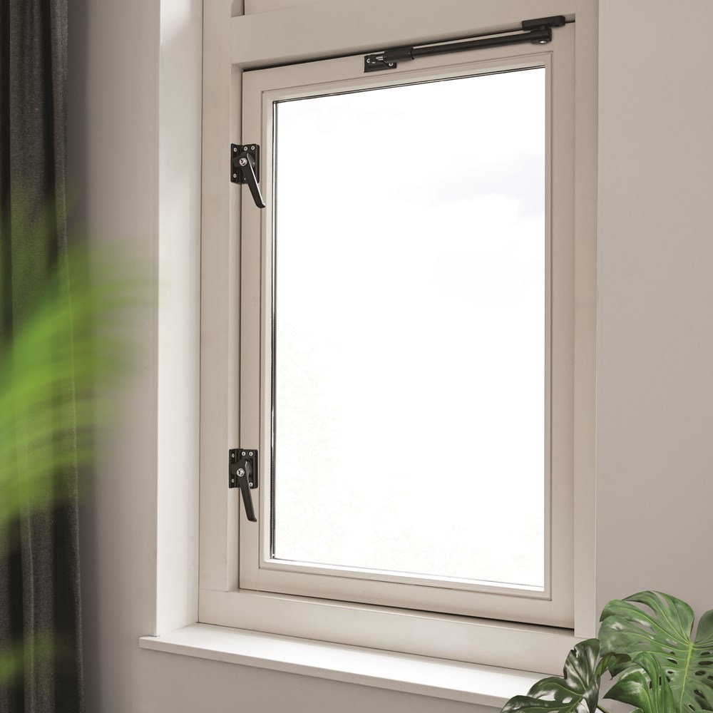 raamsluiting aluminium zwart axa-6