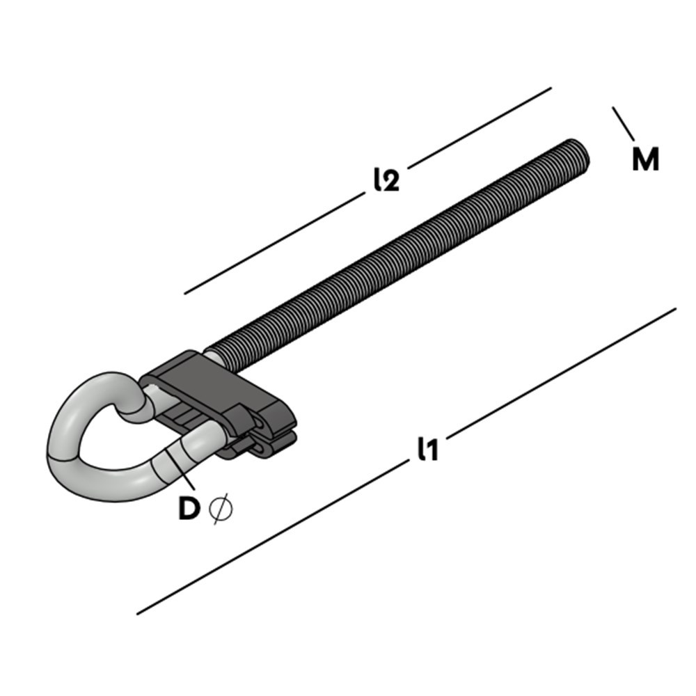 veiligheidschommelhaak metrisch elvz-4