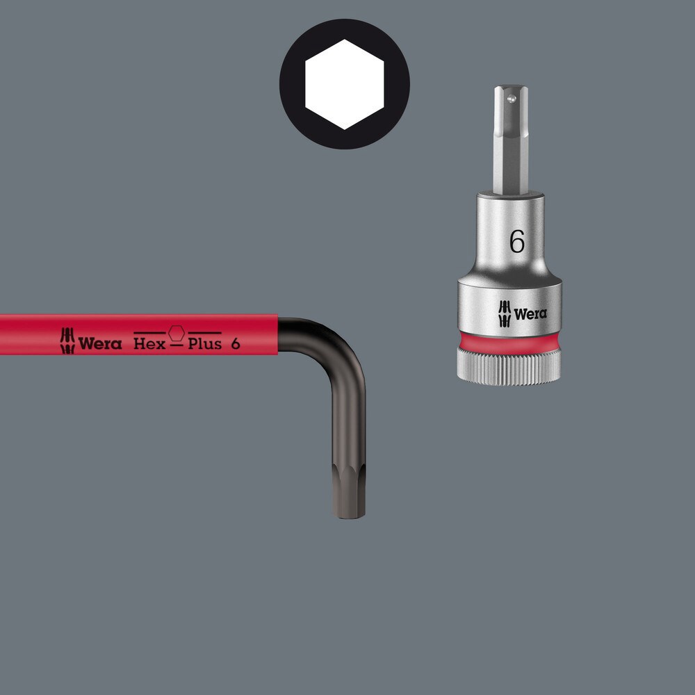 inbussleutelset kogel hex-plus wera-6