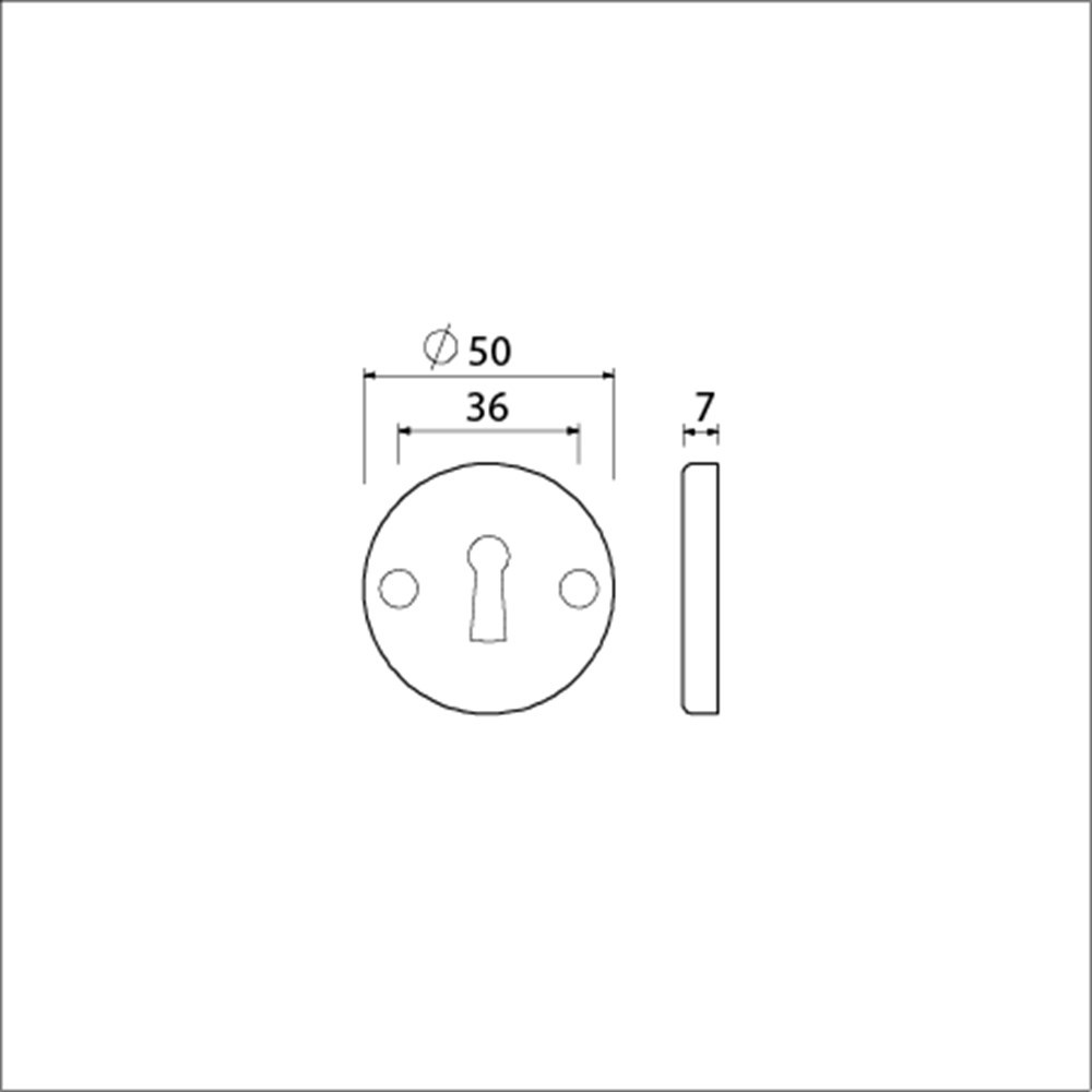 sleutelgatrozet aluminium f1 ami-3
