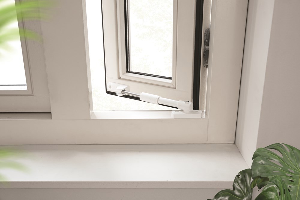 telescoop uitzetter staalwit/wit axa-5