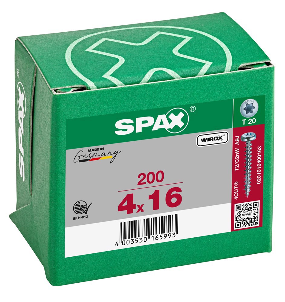 spaanplaatschroef wirox spax-4
