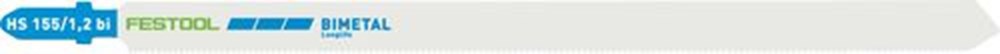 Decoupeerzaagblad Festool Metall - HS155/1.2 BI 155MM SET à 5 ST.