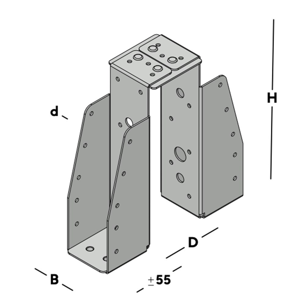 balkdrager gbs dubbel sv-3