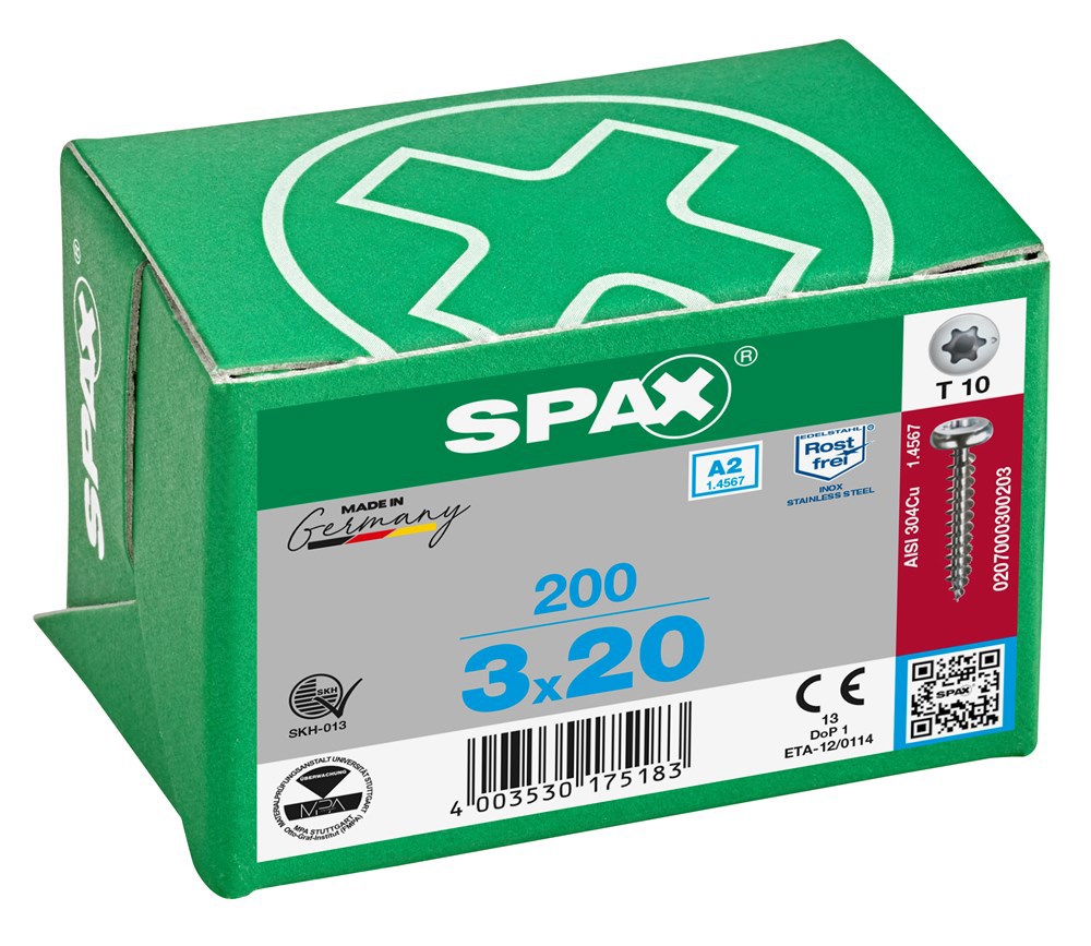 spaanplaatschroef rvs a2 spax-6