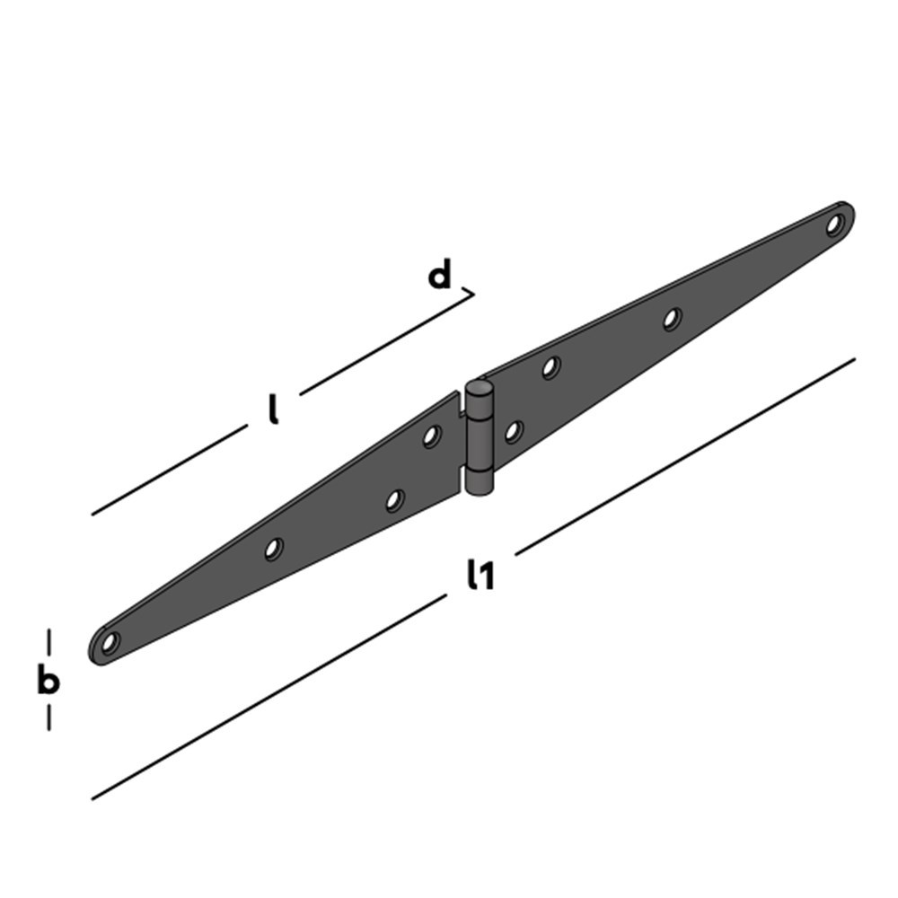 staartheng zwart epz-3