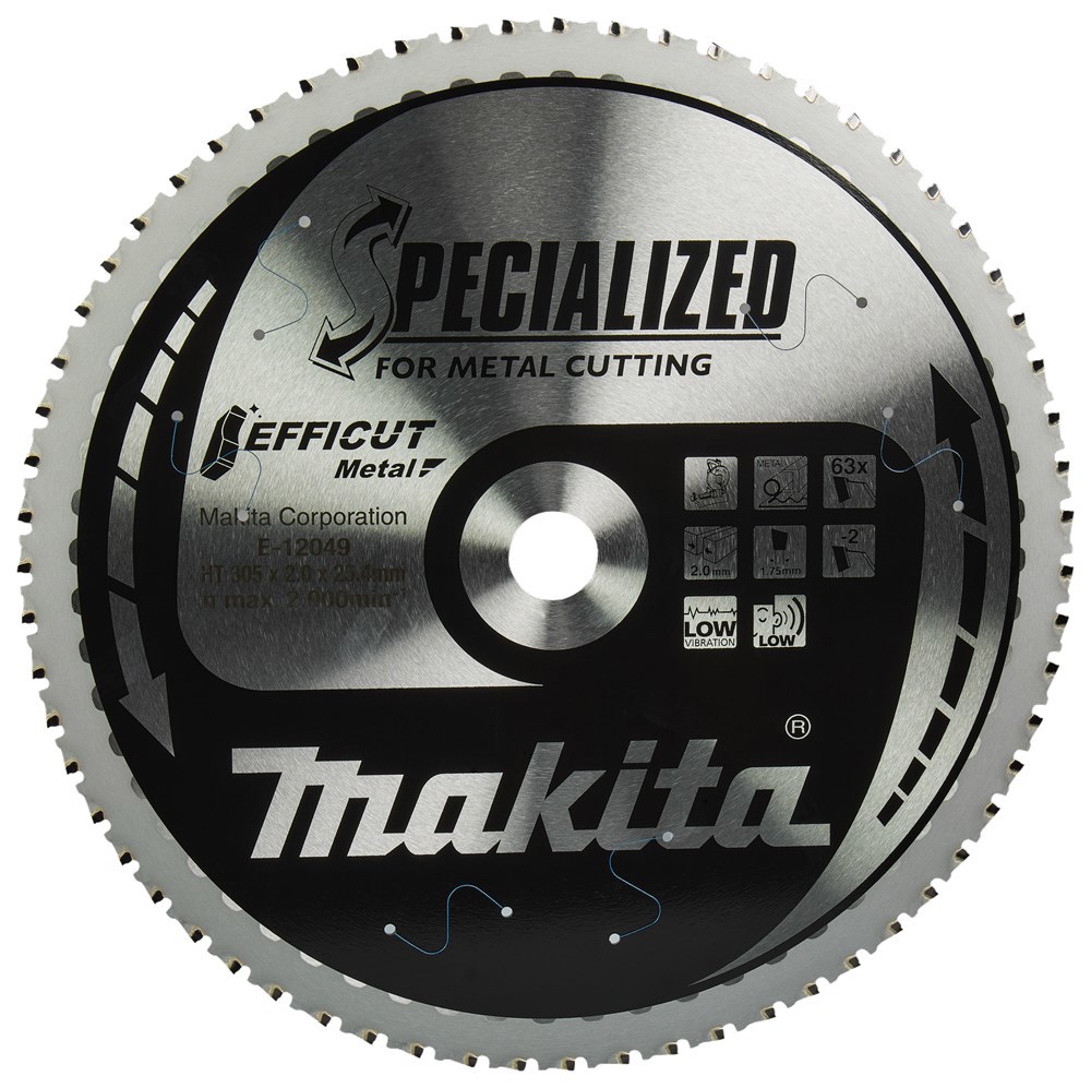 Cirkelzaagblad Hm Makita - 305X2.0X25.4MM 63T SMTCG
