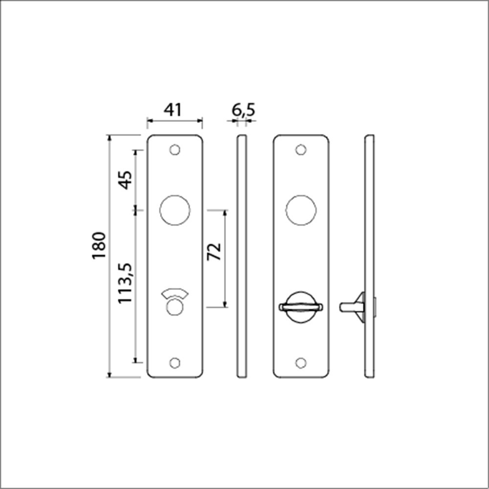 kortschild aluminium f2 ami-3
