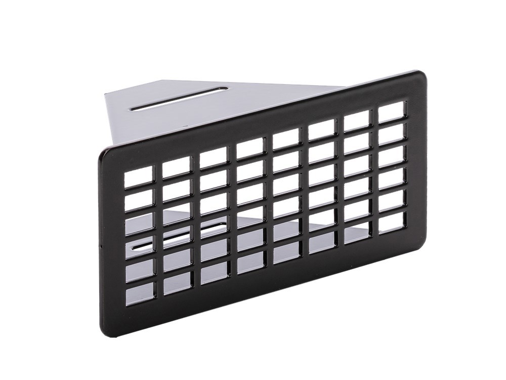 Voorzet Renovatierooster Rvs Tilmar - RENOFIX 105X50MM ZWART