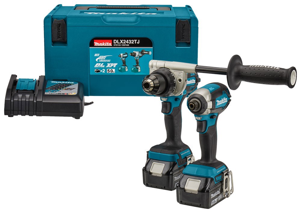 Accu Combiset Makita 5.0Ah/18.0V - DLX2432TJ 18.0V