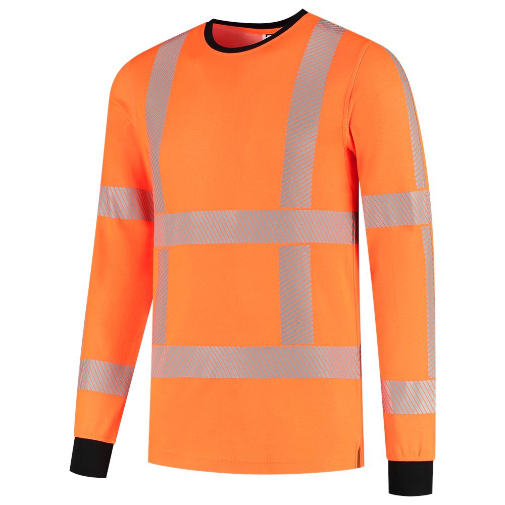 T-Shirt Lange Mouw Revisible Tricorp - 103702 ORANJE FLUOR 3XL