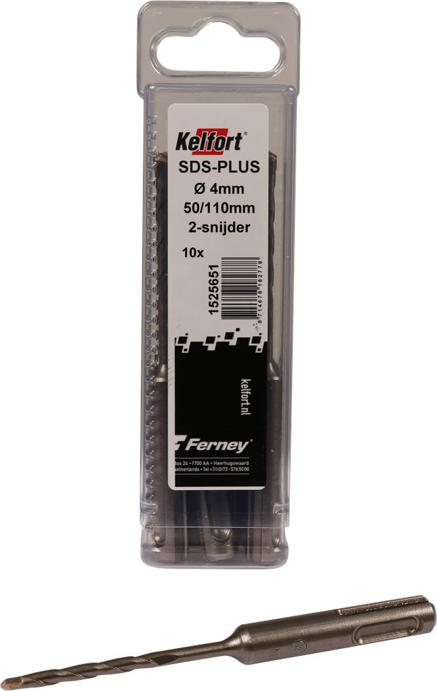 Hamerboor Sds-Plus Kelfort -  4X 50/110MM SET à 10 STUKS
