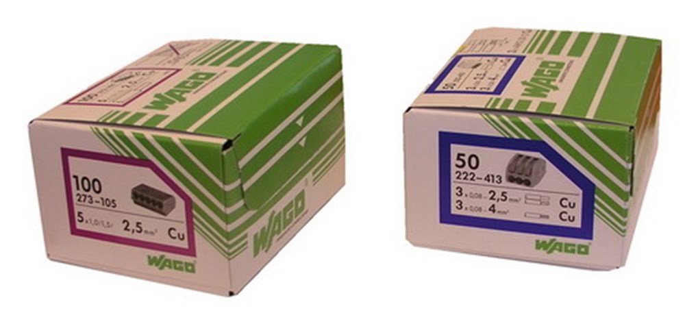 lasklem 3-voudig grijs/oranje wago-3