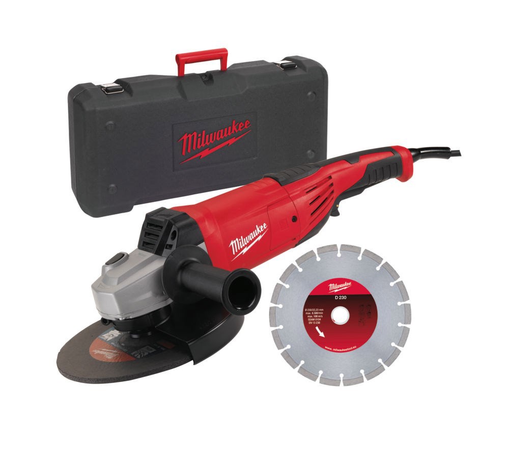 Haakse Slijper Milwaukee 230Mm - AG 22-230 D-SET
