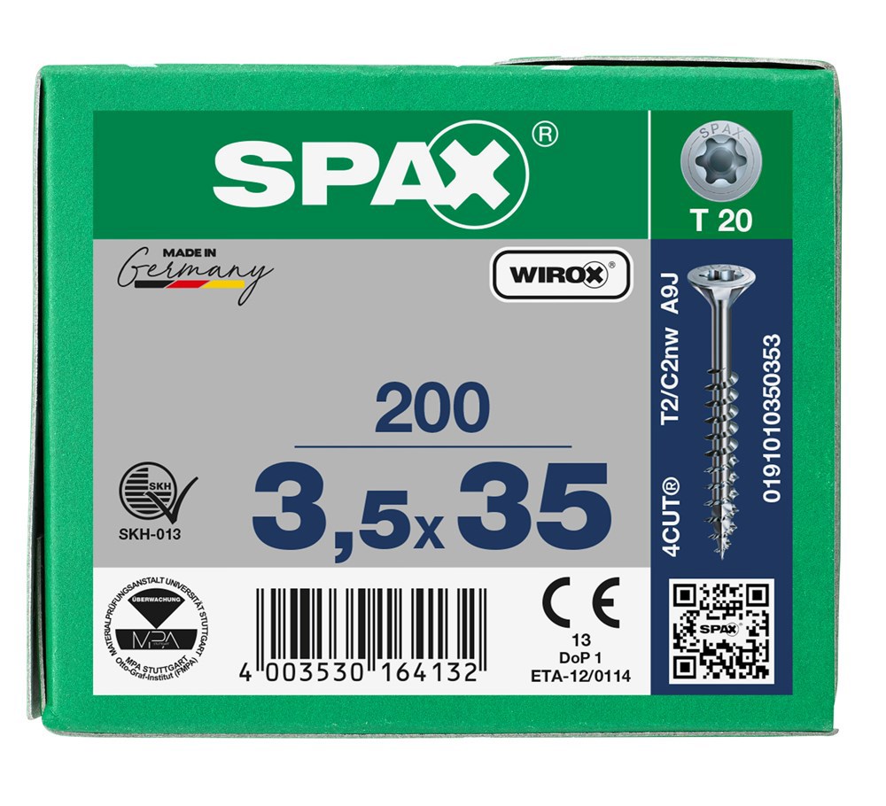 spaanplaatschroef wirox spax-6