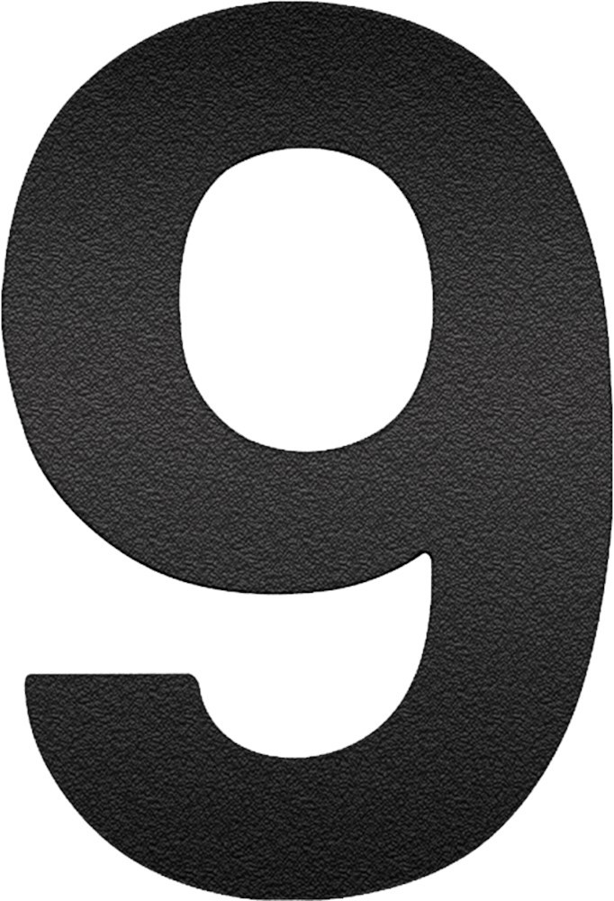 Huisnummer Rvs A2 Mat Zwart Oxloc - 120X70MM 9