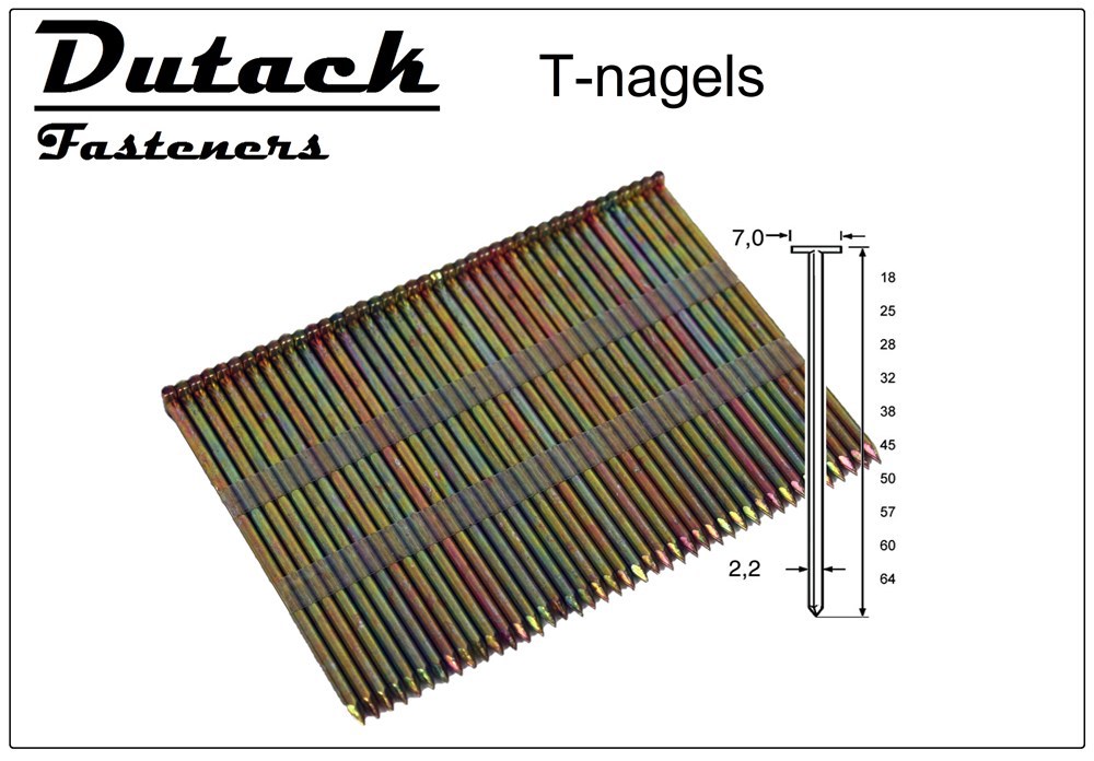 T-nagels verzinkt dutack